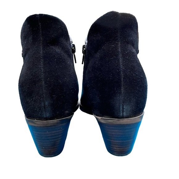 Yellow Box “Dannika” Women’s Black Leather Ankle Boots 9M EUC - Picture 10 of 13